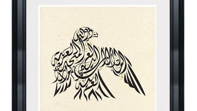 Falcon artwork. Courtesy Gallery One