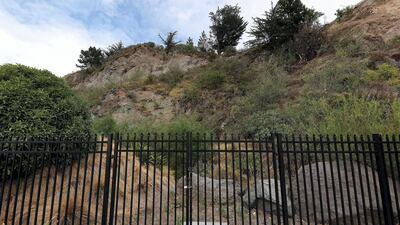 The same view of Redcliffs suburb of Christchurch nearly 10 years later on February 17, 2021. AFP