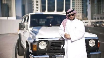 Omar Al Jaddou spent thousands of dirhams renovating his 1996 Nissan Patrol in part because it brings back happy memories of his father's car from when he was a child.