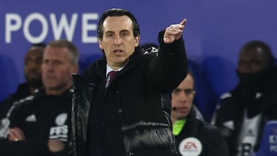 Aston Villa coach Unai Emery has sparked an amazing turnaround. AFP
