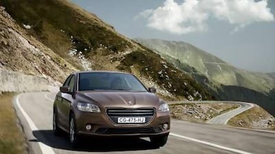 For the UAE, the Peugeot 301 will only be available with a 1.6L four-cylinder engine and a four-speed automatic gearbox. Courtesy of Peugeot