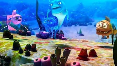 A scene from the animated movie The Reef 2: High Tide. Photo Courtesy WonderWorld Studios