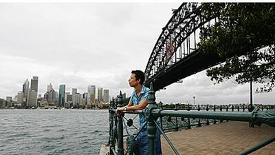 Kathy Marks enjoys the view of Sydney Harbour, her favourite spot in the capital of Australia's New South Wales.