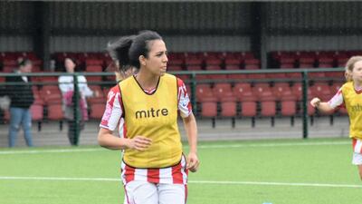 She was the top scorer in the English Women's National League last season. Courtesy Sarah Essam