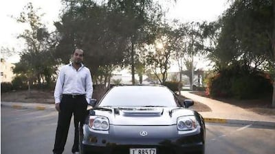 PR director Arafaat Ali Khan says his NSX was in and out of the garage with electrical problems at first, but it's now running well and attracting admiring glances. Lee Hoagland / The National