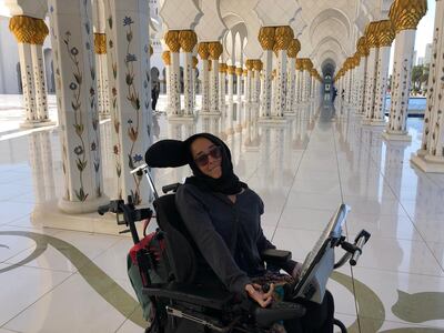 Nadia visited The Sheikh Zayed Grand Mosque. Courtesy Travel Consellors