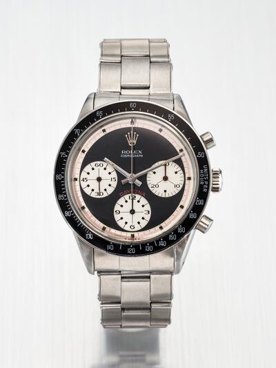 Rolex Daytona "Paul Newman" Ref 6241 is one of just 25 worldwide. Photo: Christie's
