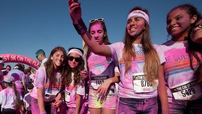 Almost a third of the runners were aged under 18. Clint McLean for The National