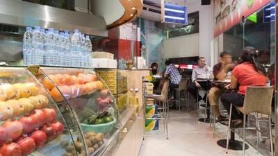 The Haji Ali Juice Center in Oud Metha.