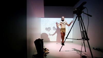 The idea of memory is one of the main themes behind Theater Mitu’s Hamlet/Ur-Hamlet. “One of the best ways to think about the piece is almost like entering this head that’s riddled with all the memories of what is, was, will be,” says Ruben Polendo, founding artistic director of the theatre company. Christopher Pike / The National