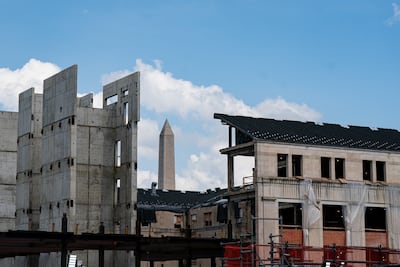 Construction on the Federal Reserve Board East Building in Washington. Bloomberg