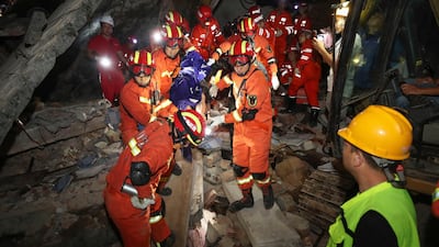 A strong earthquake occurred on Tuesday at Putao, a village in Changning County, in south-west China's Sichuan Province AP