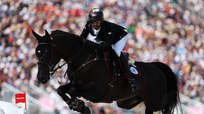 UAE's Omar Al Marzooqi reached the individual showjumping final. Getty Images