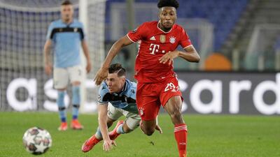 LW Kingsley Coman (Bayern Munich) - His dazzling wing-play will haunt Lazio’s full-backs for some time. Coman, the matchwinner in the 2020 Champions League final, also set up Bayern’s third goal, Leroy Sane’s, with a fine long pass from in his own half. AP