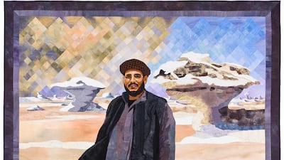 A Bedouin guide in Egypt’s White Desert in Farafra features in one of Jenny Bowker's quilts. “People always ask me how long these quilts take to make," she tells us. "And what they’re really acknowledging and admiring is that I was willing to spend as much as two years on the work. There are things that you can do with fabric, which make it more meaningful, more evocative, more interesting than a painting.” Photo / David Paterson