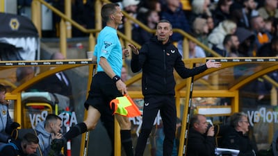Wolverhampton Wanderers' manager Gary O'Neil. Reuters
