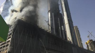 Interchange 7 leading to Burj Khalifa was closed and vehicles of Dubai Mall employees were redirected to Fashion Parking. Jon Gambrell / AP Photo