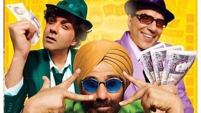 Yamla Pagla Deewana 2 is getting its world premiere next month in Dubai. Courtesy Dharmendra