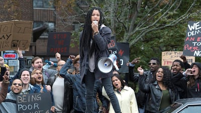 'The First Purge' is the fourth in the franchise. The three prior cost US$22m to make and grossed $319m worldwide. Annette Brown / Universal Pictures