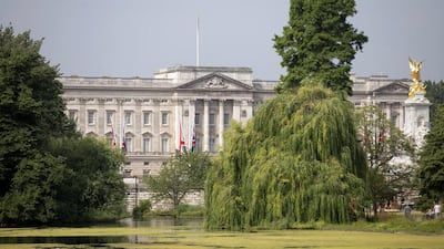 The No 1 Palace Street building that Abu Dhabi Capital Management owns is near the Buckingham Palace. Justin Tallis / AFP