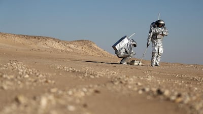 The test site offers a wide range of sand and rocky surfaces. Karim Sahib / AFP Photo