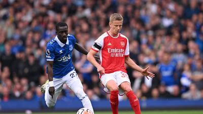 Oleksandr Zinchenko - 8: Spent most of the game in midfield looking for the pass to open Everton up. Almost managed it a few times before his crucial role in the decisive goal. Getty