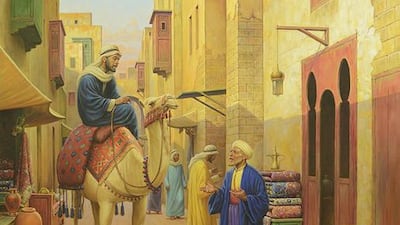 Edilson Barbosa’s Oriental Market Scene. Some experts argue that the field of Middle Eastern studies should return to its Orientalist roots. Courtesy of Authentique Art Gallery and Monda Gallery