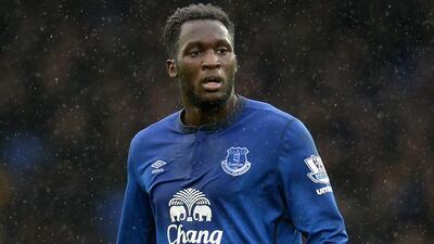 Everton striker Romelu Lukaku has scored seven times in 28 Premier League matches this season. Oli Scarff / AFP
