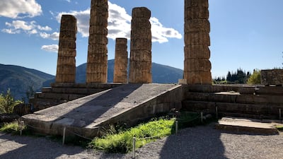 Delphi is where the oracle – the high priestess of the god Apollo – sat, delivering her otherworldly prophecies. Photo: Declan McVeigh