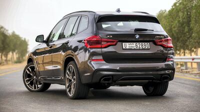 The 2018 BMW X3 M40i in Al Qudra, Dubai. Victor Besa / The National
