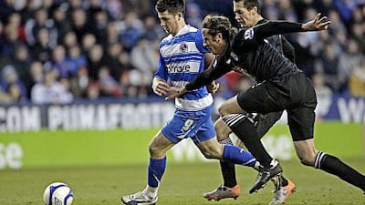 Shane Long, left, being chased by West Brom players here in a FA Cup match, is in a similar situation on the transfer window.