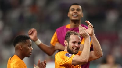 Daley Blind 9 - On his 98th cap and with his dad on the bench he scored his third goal for his country when he made it 2-0 on 46, a similar goal to the first. He’d moved up from the back to be in a perfect position and his timing to meet the ball left his man behind. Beautiful ball into the box for Dumfries and the third. AFP