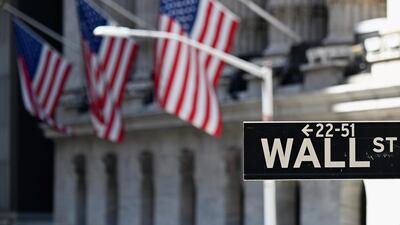 The New York Stock Exchange at Wall Street in New York City. US stocks on Wednesday capped their 50% rise since lows in March. AFP