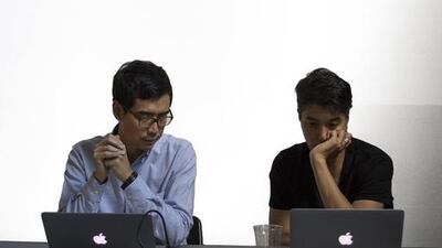 Jaeho Chang, left, and Jin Won Lee of Tacit Group. Courtesy Tacit Group