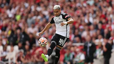Andreas Pereira scores for Fulham after less than a minute. Getty