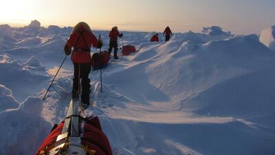 For those who actually want to follow in the footsteps of the great polar explorers, Gane and Marshall’s Ski the Last Degree — Journey to the North Pole expedition departs from Spitsbergen, where adventurers will begin an arduous journey to the North Pole. Courtesy Gane and Marshall For Healthy Living