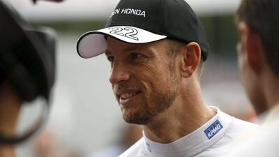 McLaren Formula One driver Jenson Button shown last Saturday during the Japanese Grand Prix race weekend. Toru Hanai / Reuters / September 26, 2015