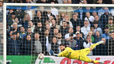 TOTTENHAM RATINGS: Hugo Lloris – 7. Lucky to see March’s shot go just wide of the post, but otherwise he was untroubled. He looked comfortable a Brighton lacked an end product. AFP