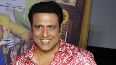 Indian Bollywood actor Govinda. AFP photo