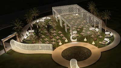 The Ramadan tent at Fairmont Ajman Beach Resort is in the property's Pearl Garden. Photo: Fairmont