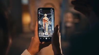 The Louvre museum in Paris has launched a new augmented reality initiative to bring some of its lesser-seen masterpieces to life. Photo: Snap