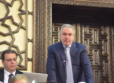 Member of the People's Assembly Mohamed Hamsho. Photo: People's Assembly of Syria