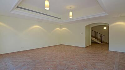 A three-bedroom townhouse in Motor City, Dubai. Courtesy Better Homes