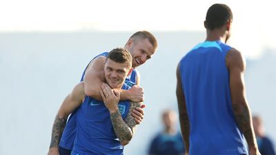 Eric Dier and Kieran Trippier. Getty