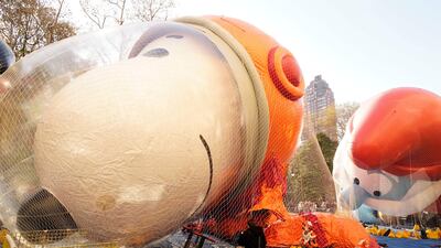 Snoopy has been a regular staple character in the Macy's Thanksgiving Day Parade since 1968. AFP