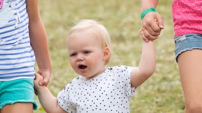 Lena Elizabeth Tindall, born June 18, 2018. Daughter of Zara and Mike Tindall. PA