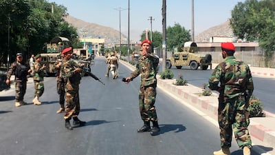 A powerful bomb blast rocked the Afghan capital early Monday, rattling windows, sending smoke billowing from Kabul's downtown area, officials and a medic said. AP Photo