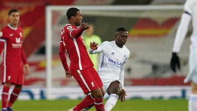 Georginio Wijnaldum - 7: Put in his usual dynamic display in the midfield. The Dutchman’s efforts ensured Leicester struggled to build through the central areas. AFP