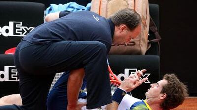 Andy Murray has a long-term, recurring back problem. Alessandro di Meo / EPA