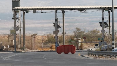 The Allenby Bridge crossing between the West Bank and Jordan has been closed to aid and goods since an attack by a lorry driver on Israeli personnel in September. Reuters